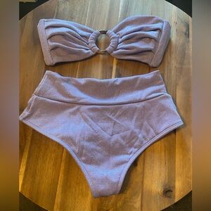 Montce purple sparkle bikini